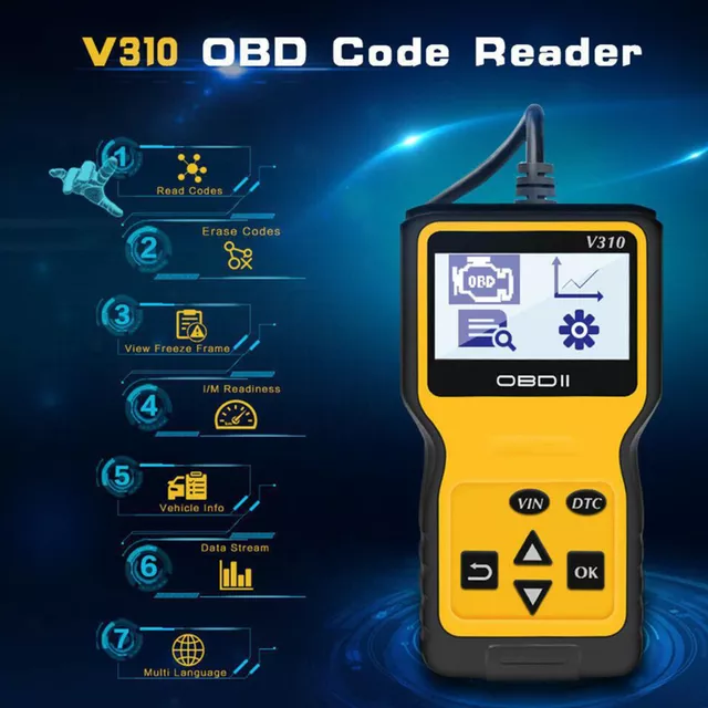 Automotive OBD Code Reader OBD2 Scanner Car Check Engine Fault